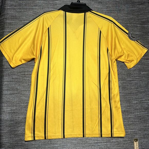 U.S. Soccer Federation Jersey Referee Shirt Men's L Yellow 2015 Short Sleeve - Picture 9 of 10